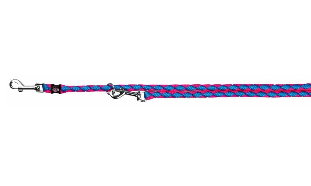 Trixie Cavo Podesivi povodac za pse L-XL neon blue/neon pink 14366