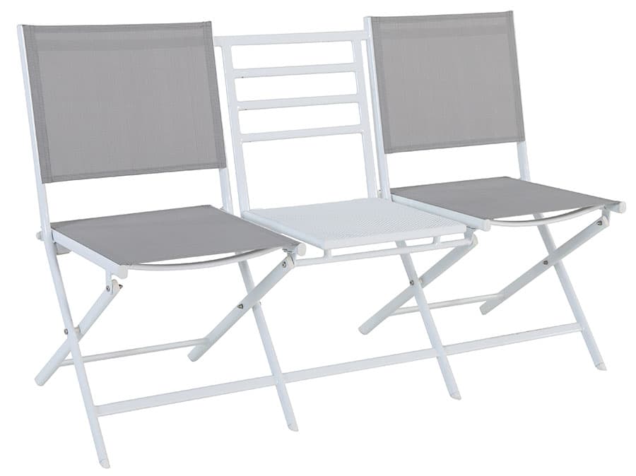 Garnitura za male terase sklopivi set 2 stolice i sto