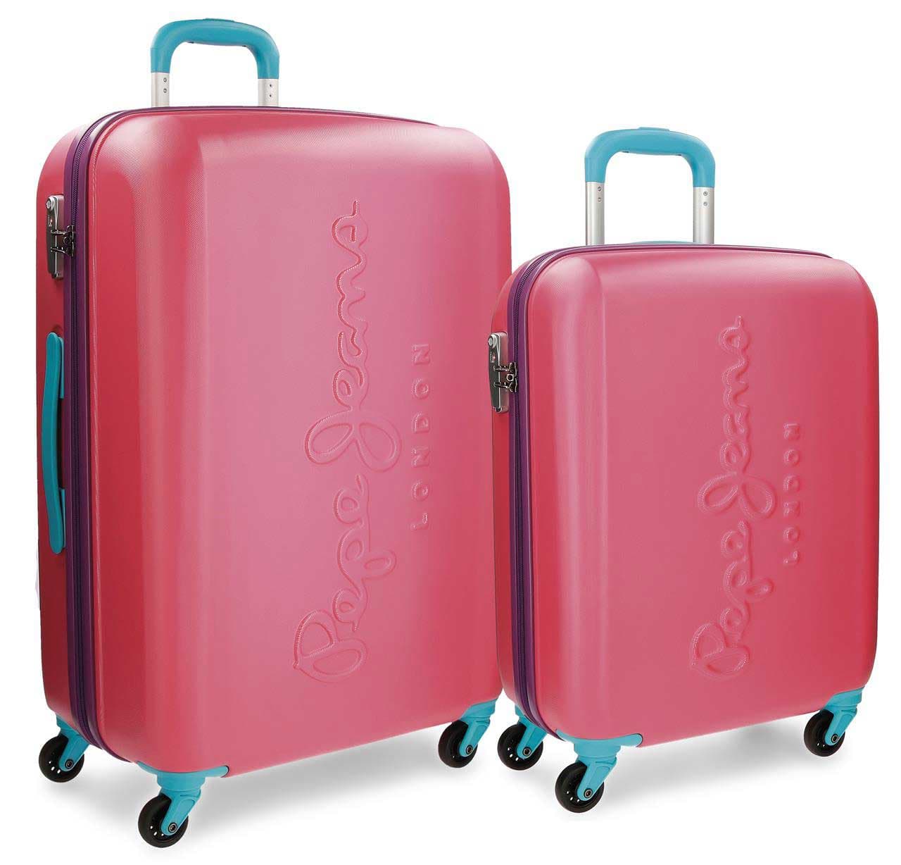 Pepe Jeans Putni koferi 55cm i 70cm Tricolor pink 78.689.53