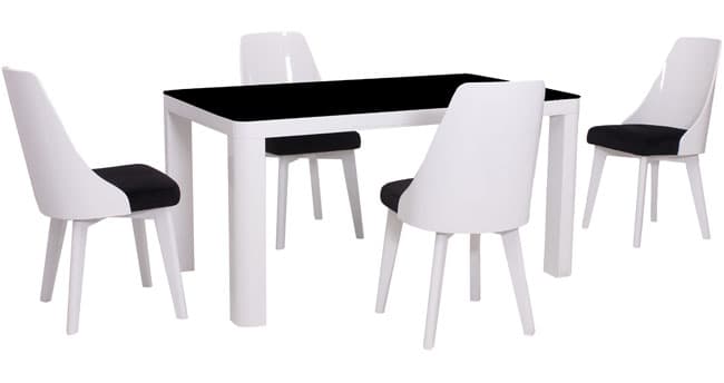 Trpezarijska garnitura Arti Sto i 4 stolice