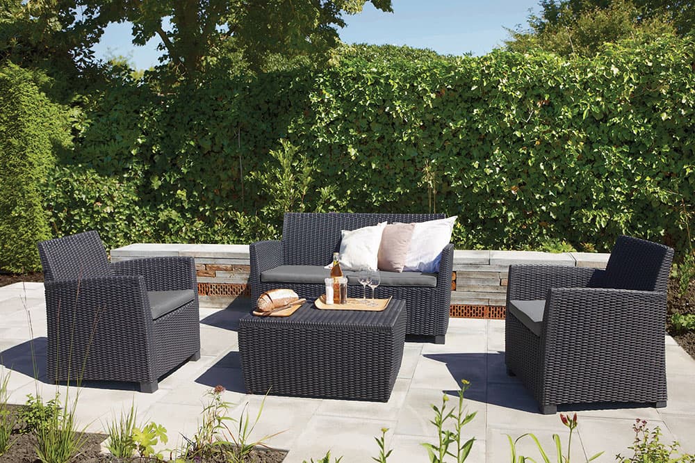 Curver Baštenski Nameštaj Corona Grafit