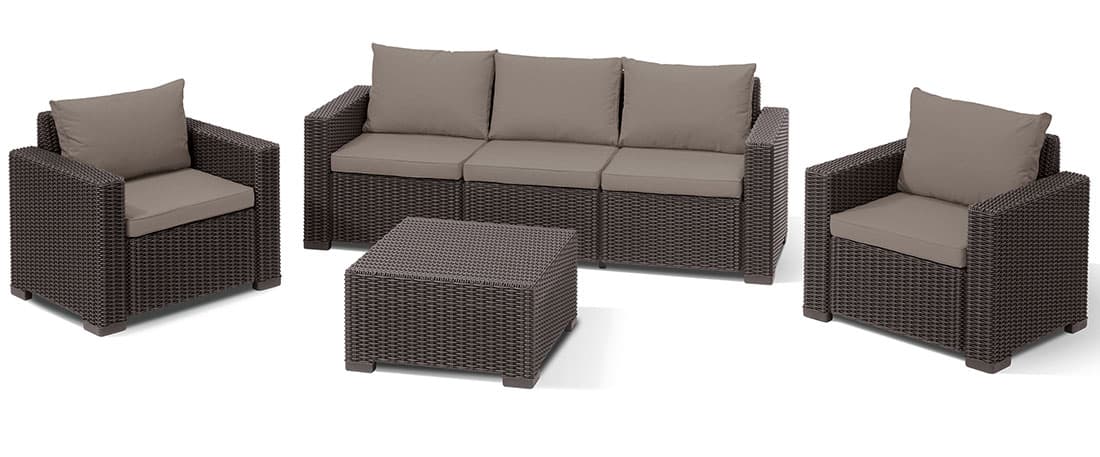 Curver Baštenski Nameštaj California Brown