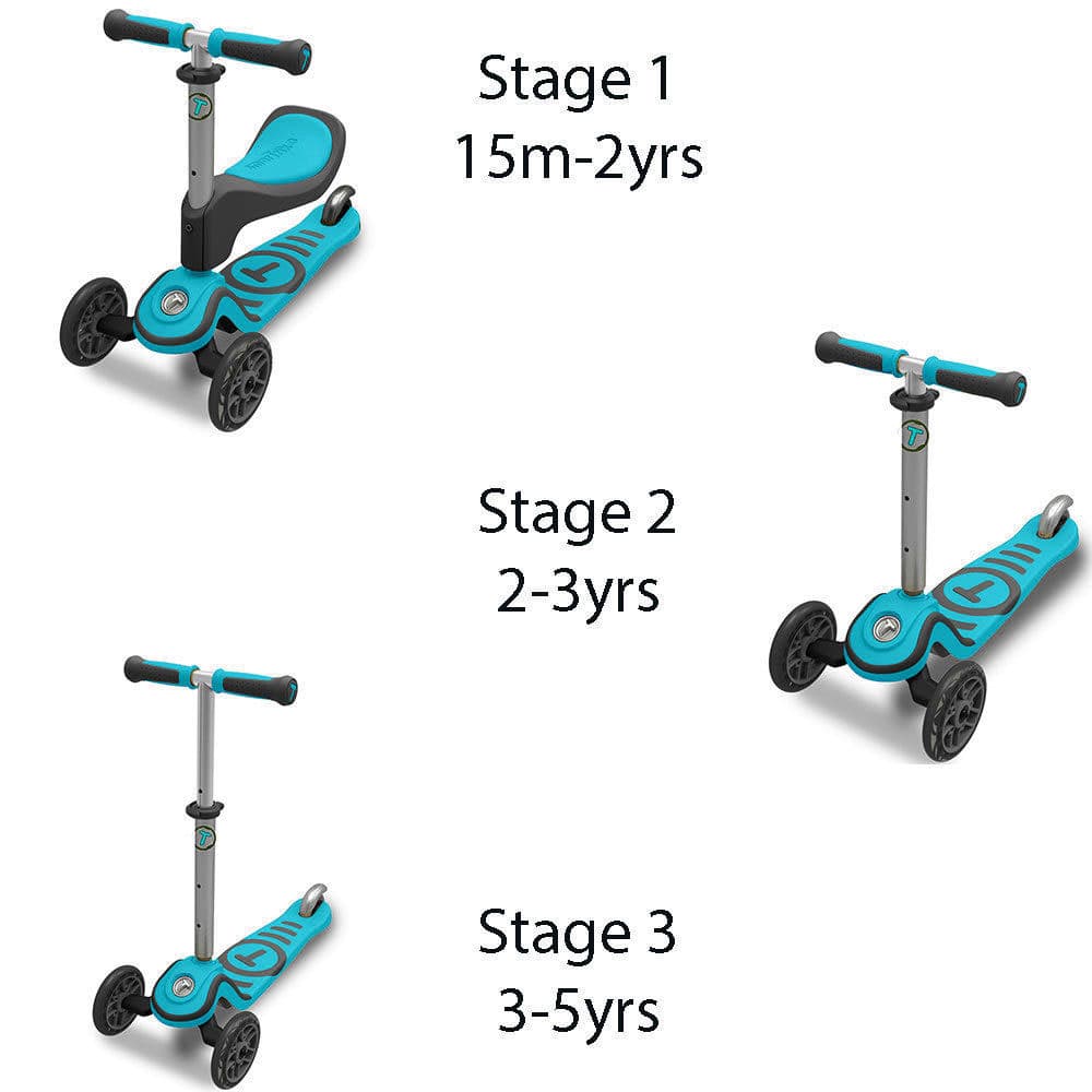 Smart Trike Trotinet 3u1  T Scooter T1 Blue 2020100