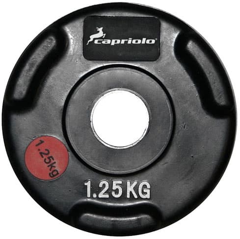 Gumirani čelični teg 1.25kg 30mm 291440