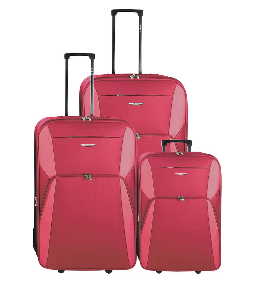Set putnih kofera 55/65/75cm Enova Madrid Red 501.140.20