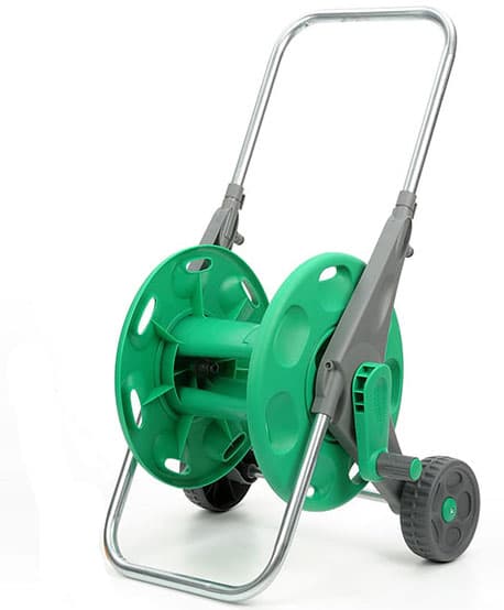 Prenosiva motalica za baštensko crevo sa točkićima 404