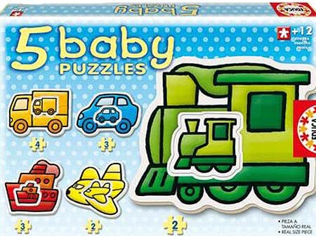 Drveni Puzzle Bebi Vozila ED13623