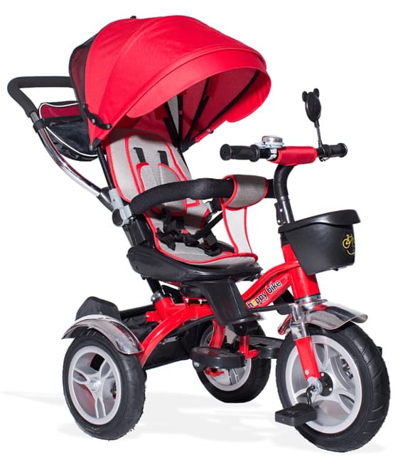 Multifunkcionalan tricikl prilagodljiv uzrastu deteta Playtime AM 408 crveni