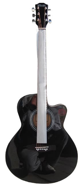 Akustična gitara sa aktivnom elektronikom Moller 1054 Black