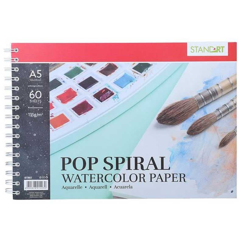 A5 Blok za akvarel i gvaš 60 listova StandArt 617057