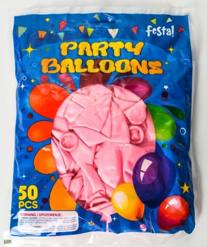 Festo classic Baloni 50 svetlo roze 710606