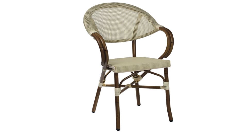 Paris 5B Dark bamboo sling white