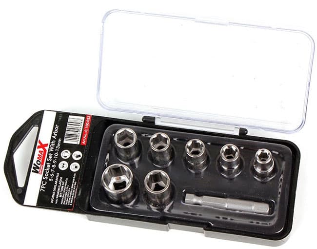 Garnitura nasadnih ključeva 1/4 7 komada 0100033