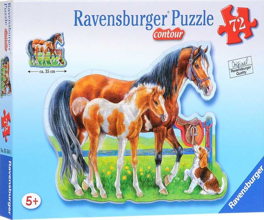 Ravensburger puzzle 05584  Konji 