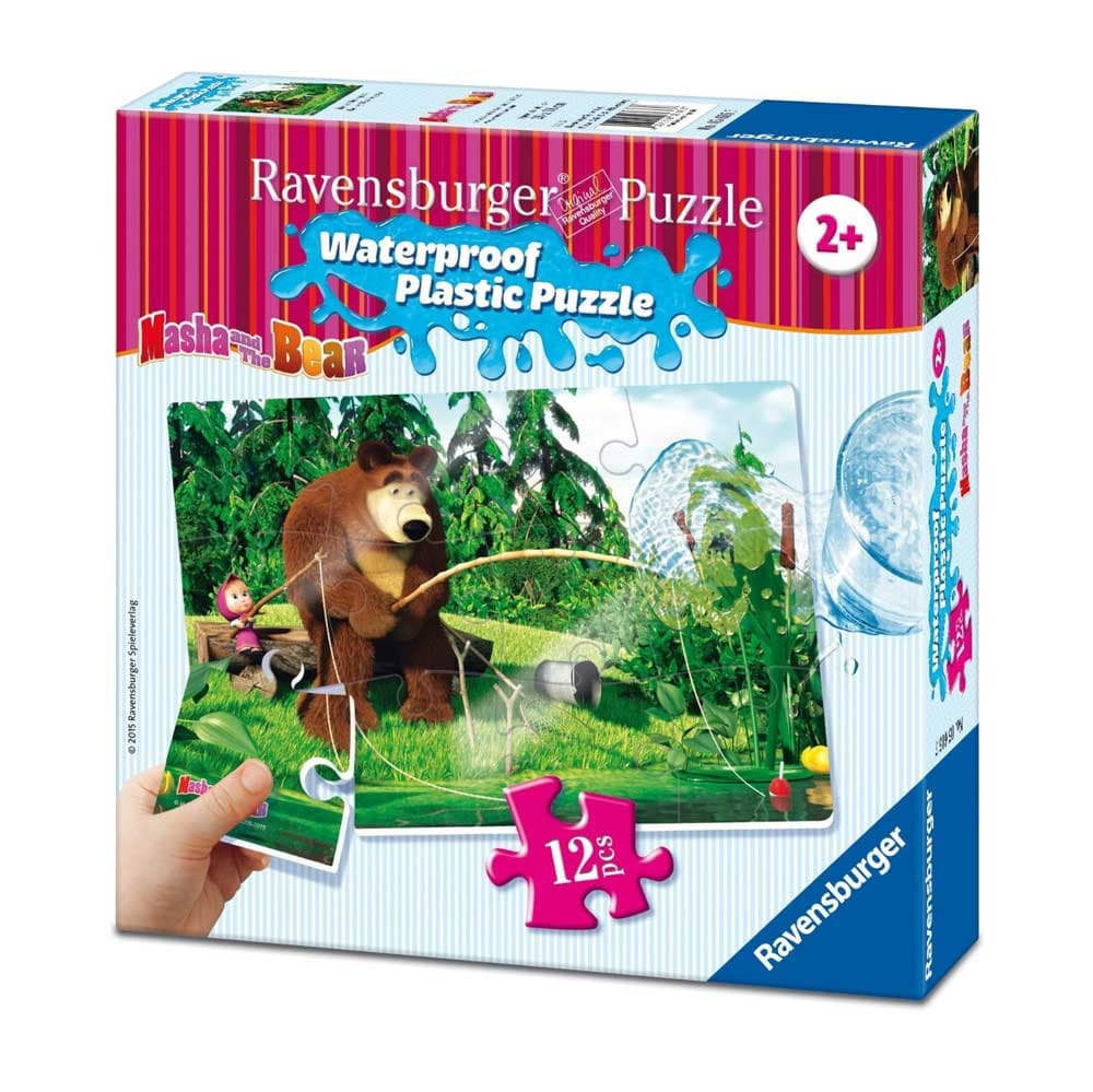 Ravensburger puzzle 05605  Masa I medved pecaju
