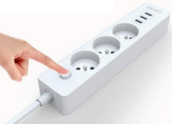 Produžni kabl Siyoteam LDNIO 3 šuko 3 USB 2500W 1.8m 028414