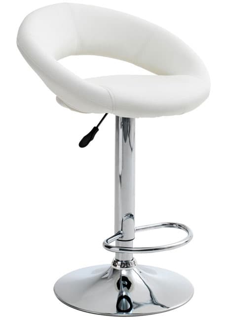 Barska stolica Roswell veštačka koža bela
