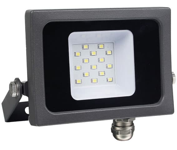 LED reflektor 10W LRF020EW-10/BK