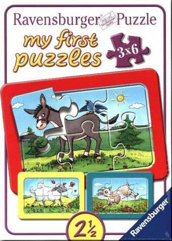 Ravensburger puzzle 18 delova - Ovca, magarac, koza 06134