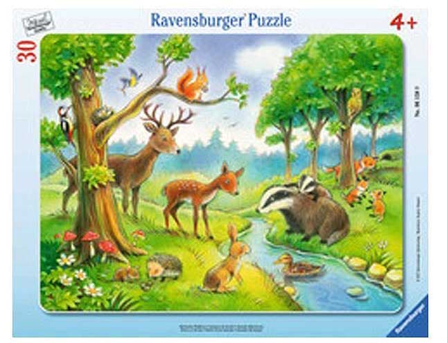 Ravensburger puzzle 30 delova -Zivotinje na potocicu 06138