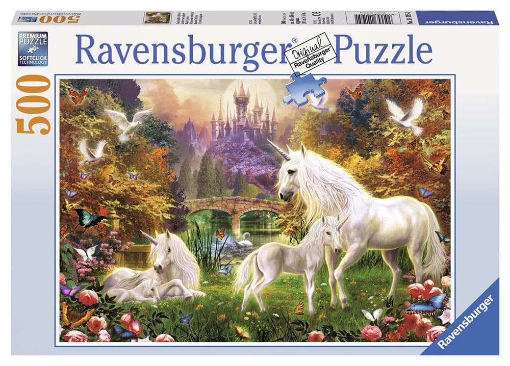 Ravensburger Slagalica 500 delova - Magical Unicorns 14195