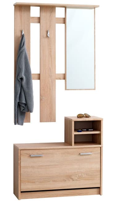 Predsoblje Maurice sa ogledalom, cipelarnikom i čivilukom