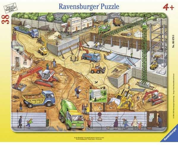 Ravensburger puzzle 38 delova - Na gradilistu 06678