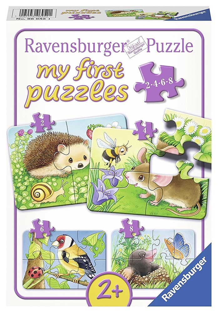Ravensburger puzzle 20 delova  - 4u 1, šumske životinje 06952