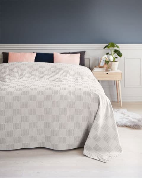 Prekrivač Stori 220x220 siva