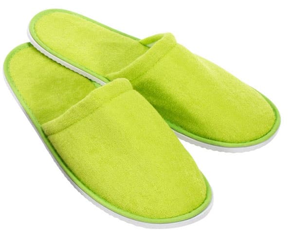 Papuče Vils vel. S-XL frotir zelena