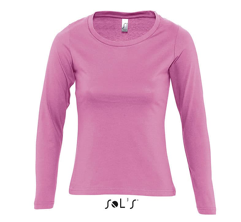 Sols Ženska majica dug rukav Majestic Orchid Pink veličina L 11425