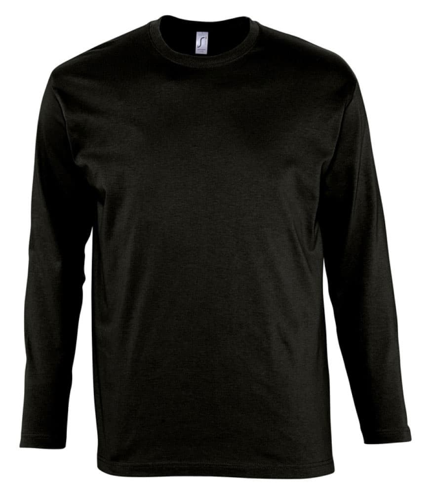 Sols Monarch Muška majica dug rukav Black veličina 3XL 11420