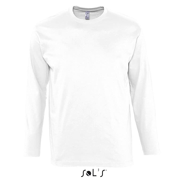 Sols Monarch Muška majica dug rukav White veličina L 11420