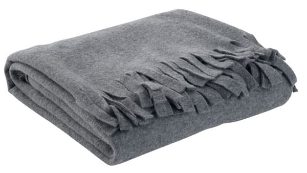 Ćebe Kari pliš 130x170 siva