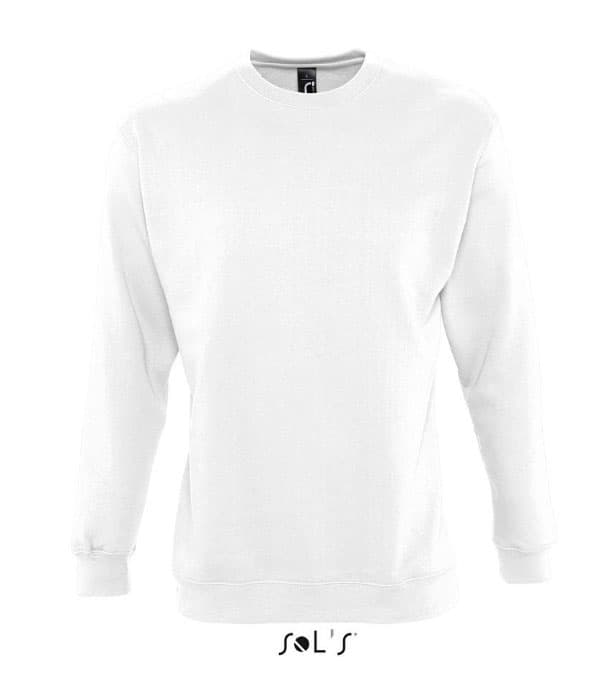 Sols Unisex dukserica New Supreme White veličina L 13250