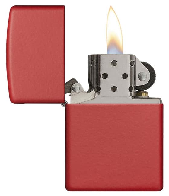 Zippo upaljač Classic Matte Red 233