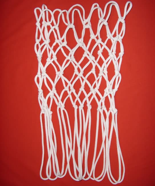 Mrežica za košarkaški obruč Bela