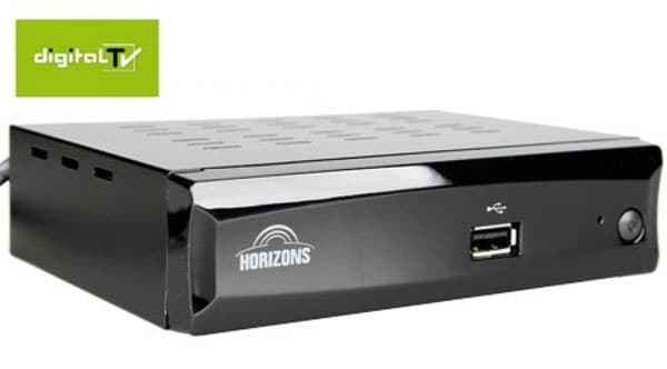 Set Top Box prijemnik digitalnog TV signala DVB-T2 sa RF modulatorom Horizons S-RF