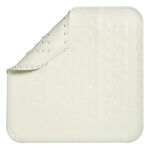 Gumena prostirka Bari 54x54 bela