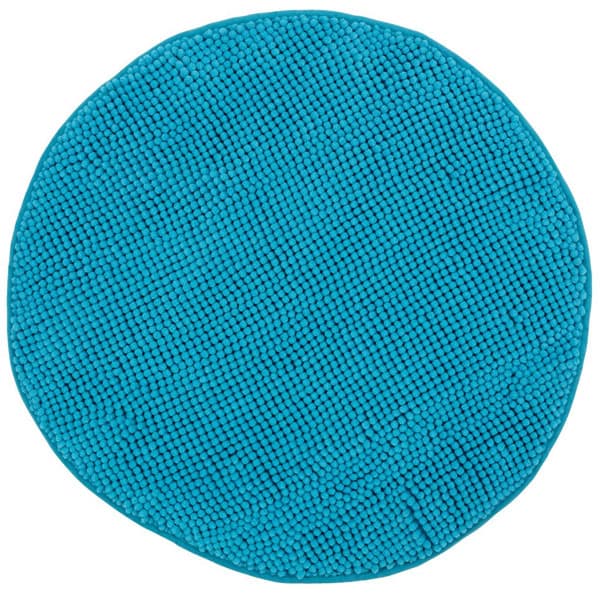 Prostirka za kupatilo Farge prečnik 60 cm tirkizna