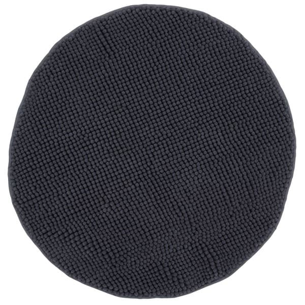 Prostirka za kupatilo Farge prečnik 60 cm siva