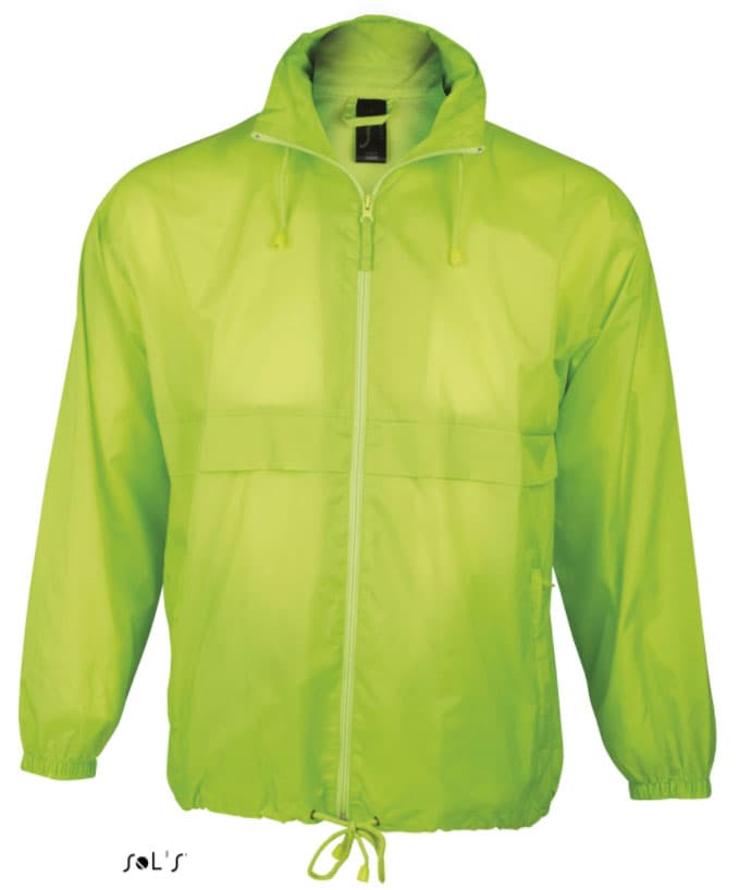 Sols Vetrovka - jakna za vetar Surf Neon Lime veličina S 32000