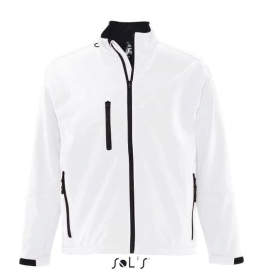 Sols Softshell muška jakna Relax White XXL 46600