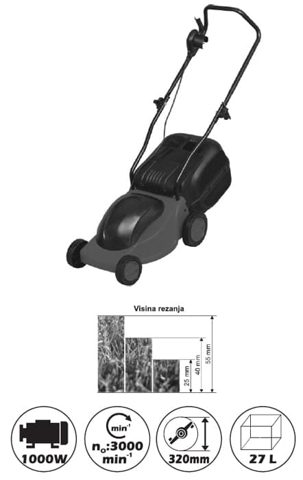 Kosilica za travu WEM1000