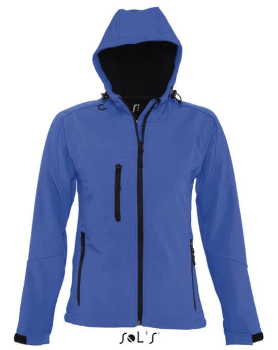 Sols Ženska Softshell jakna sa kapuljačom Replay Blue veličina S 46802