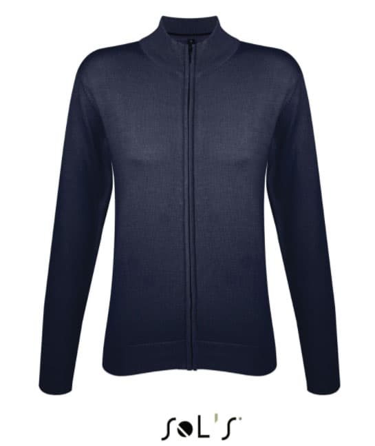 Sols Ženski džemper sa rajsferšlusom Gordon Women Navy veličina M 00550