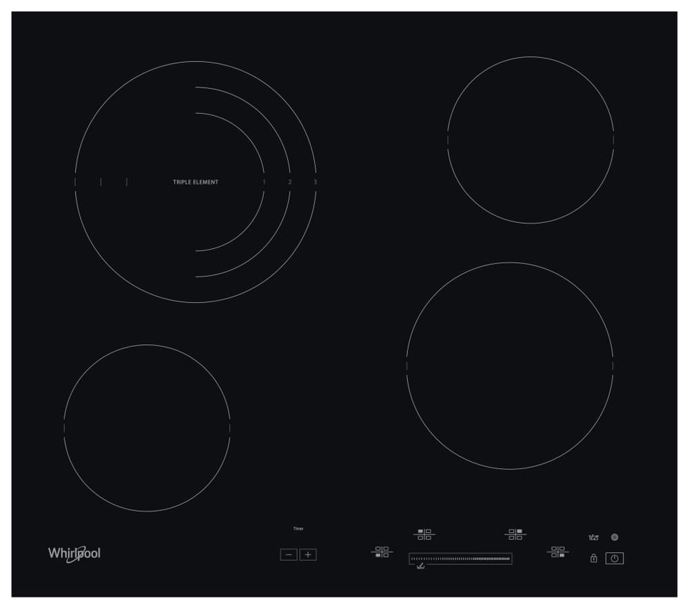 WHIRLPOOL AKT 8900 BA Staklo-keramička ugradna ploča