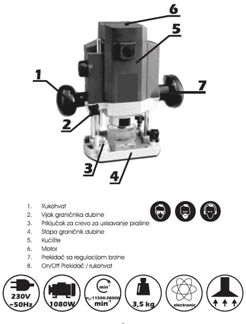 Glodalica WOF1200 74012001