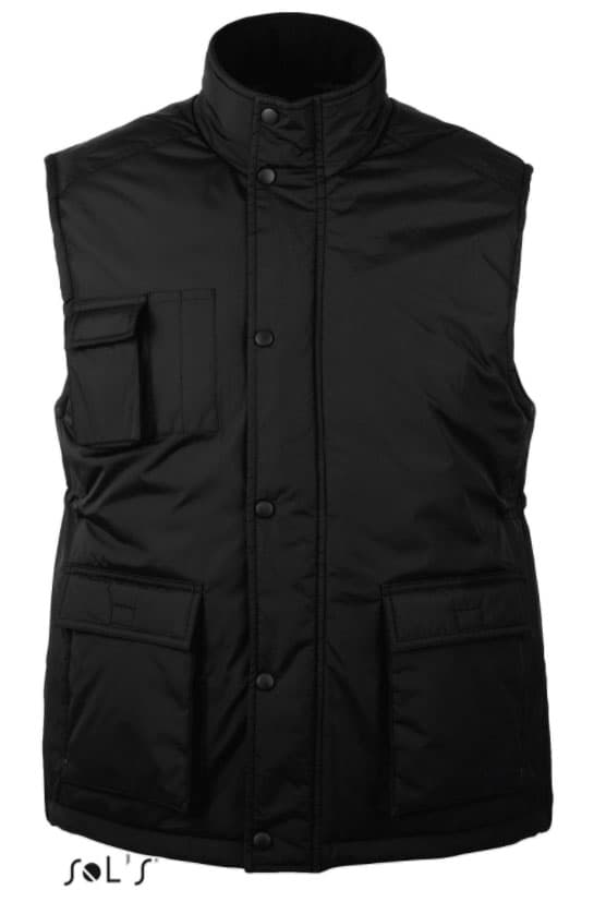 Sols Prsluk Wells Black veličina 3XL 59100