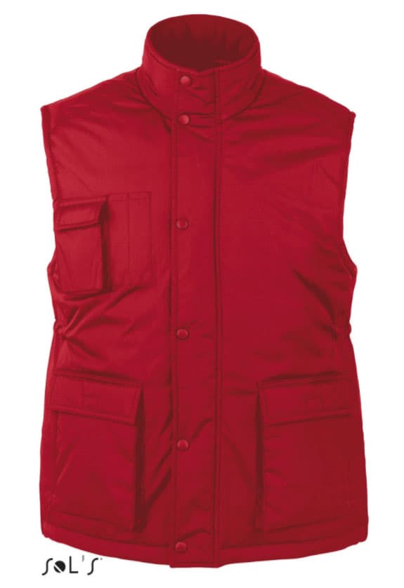 Sols Zimski prsluk Wells Red veličina XL 59100